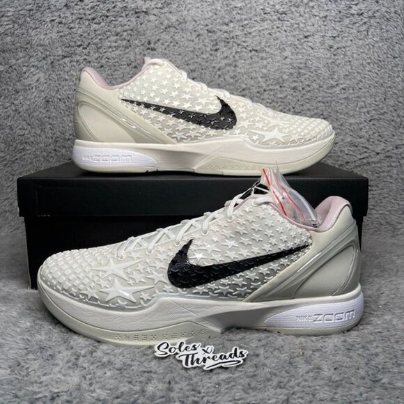 Nike Kobe 6 VI Proto \'All-Star Sail\' Size 13 Men Light Bone Black FQ3546-100 main image 8